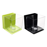 Self-cleaning small fish tank